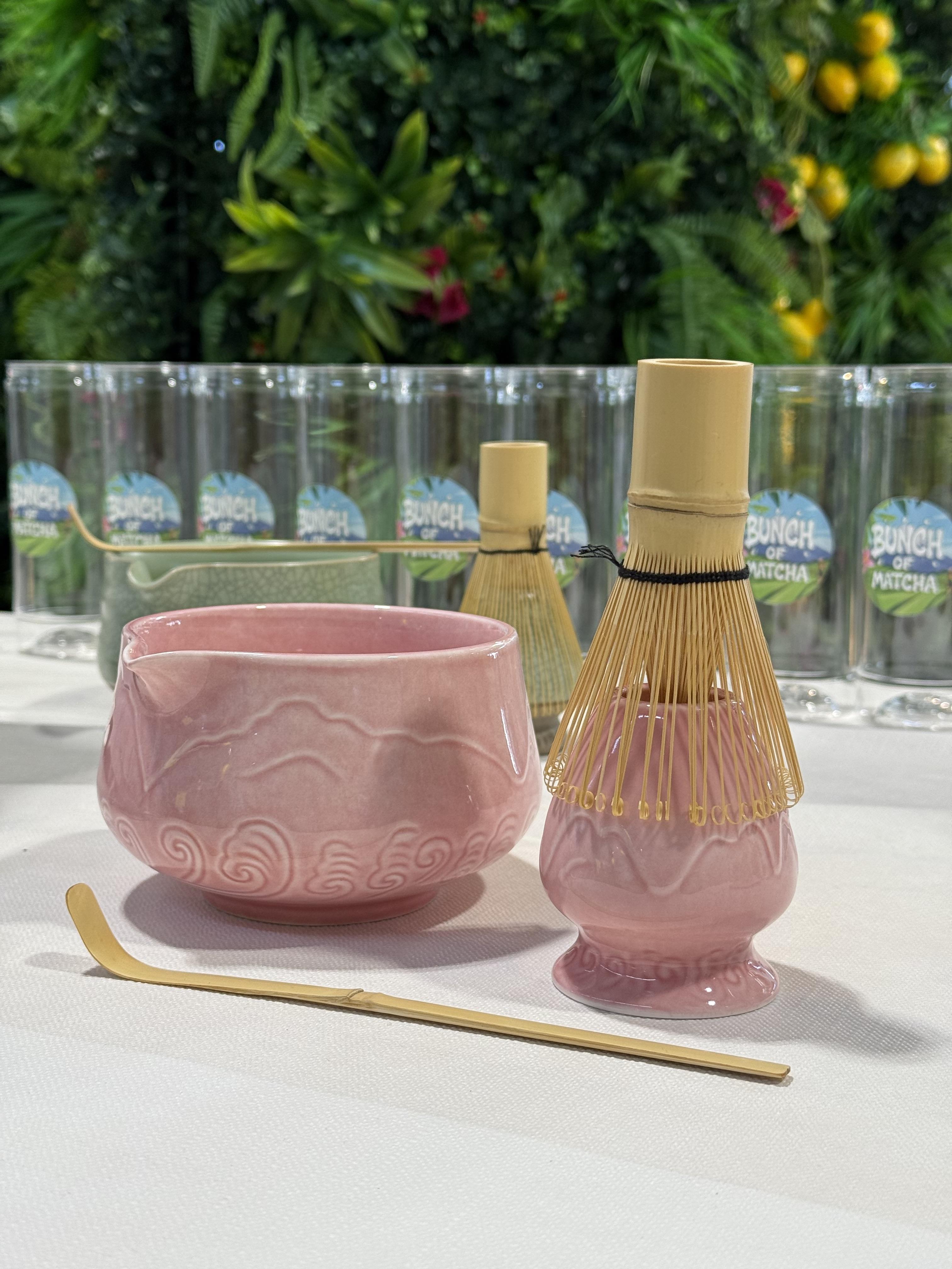 Call-to-Action Motiv mit Matcha-Branding